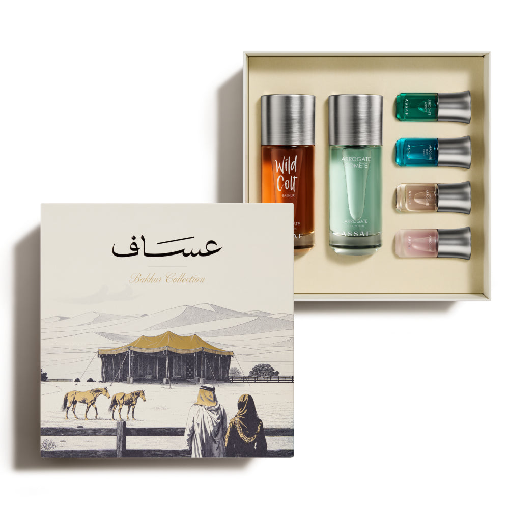 Assaf Eid Bakhur Collection – 340 ml
ضمان ثبات اكثر من 24 ساعة